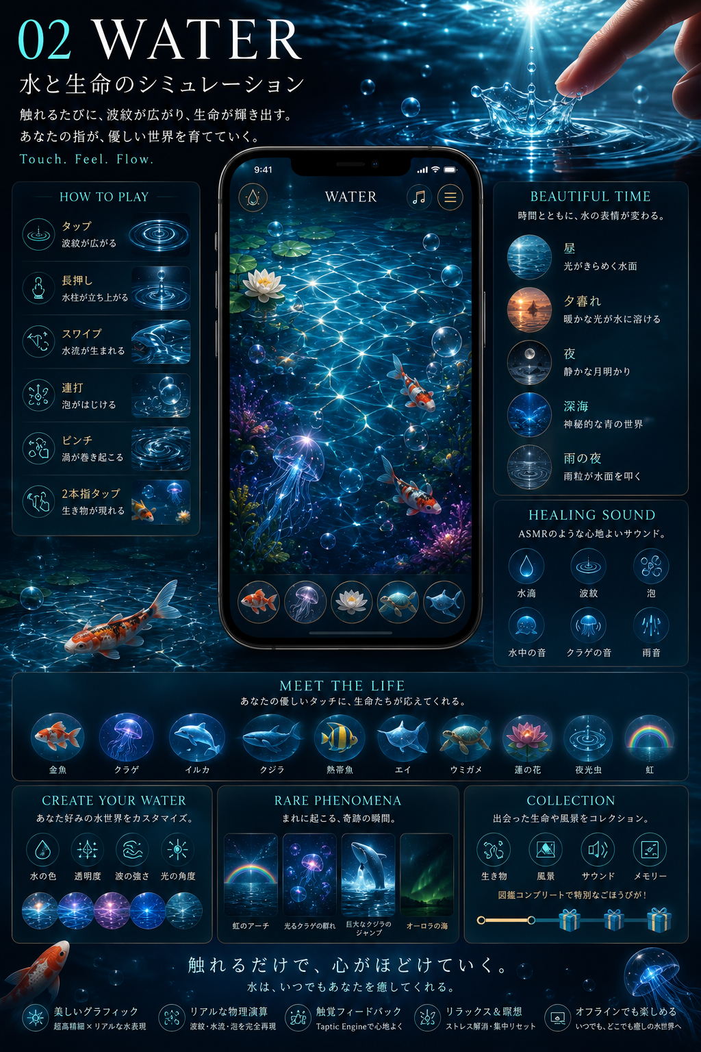 WATERの水中世界